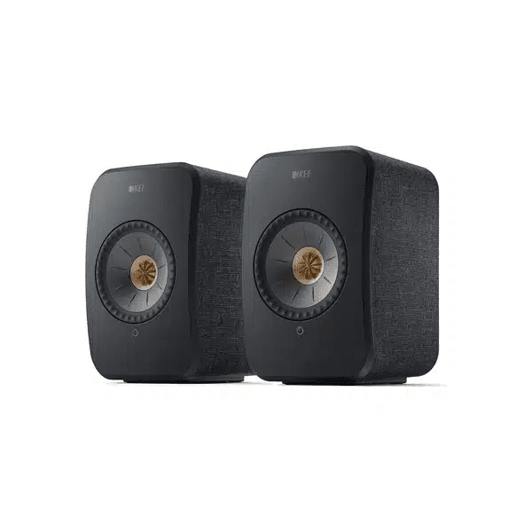 KEF LSX II Active Wireless Bookshelf Speakers (Carbon Black) HI-FI Speakers Premier Hifi KEF LSX II Active Wireless Bookshelf Speakers (Carbon Black) - HI-FI Speakers