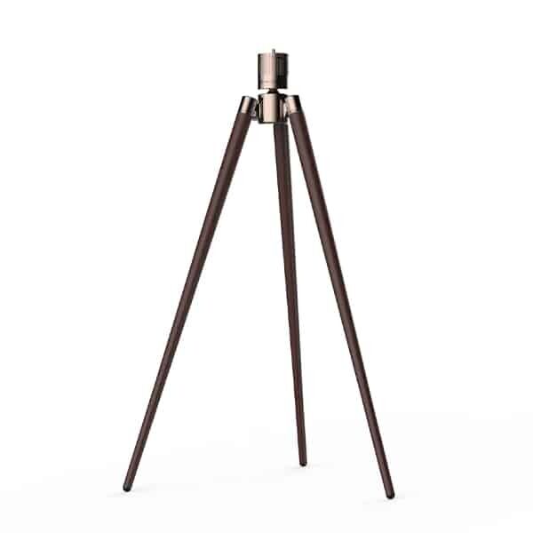 Valerion Walnut Tripod Stand Home Cinema Components Premier Hifi Valerion Walnut Tripod Stand - Home Cinema Components