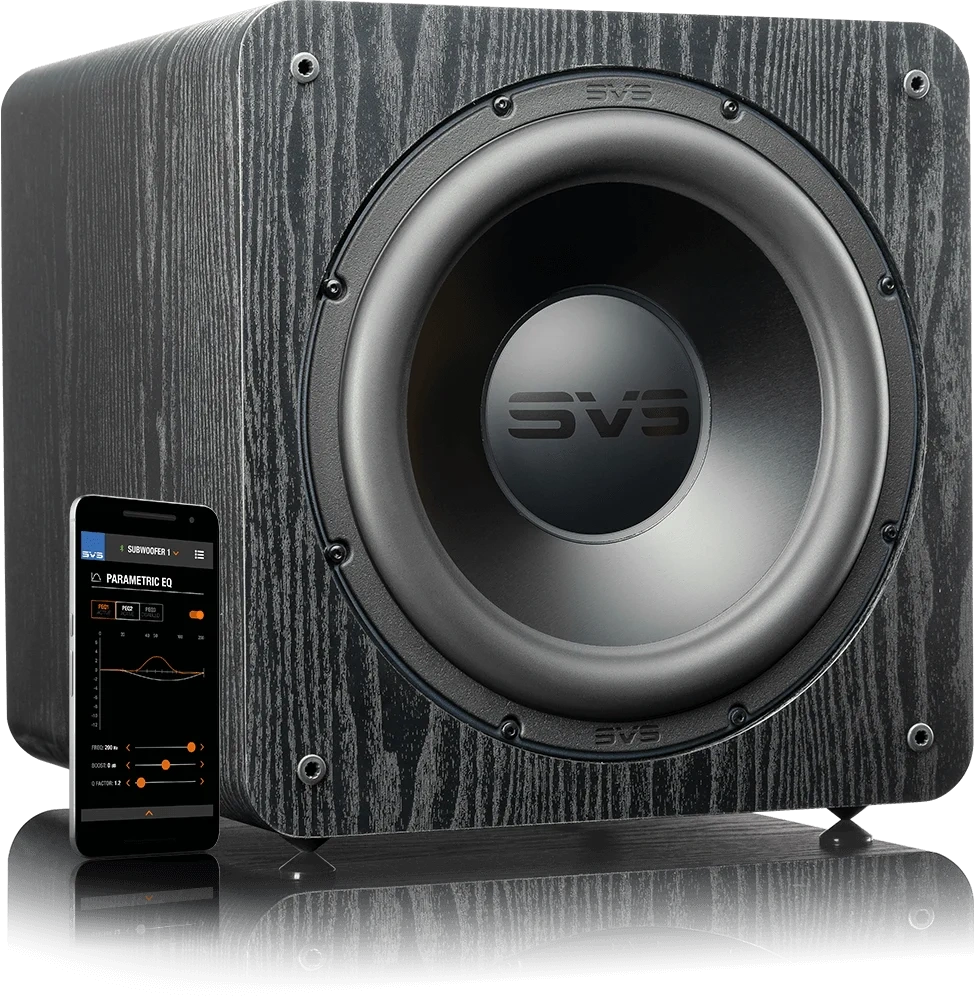 SVS SB-2000 Pro Series Sealed Box Home Subwoofer (Black Ash) SVS Premier Hifi SVS SB-2000 Pro subwoofer in Black Ash