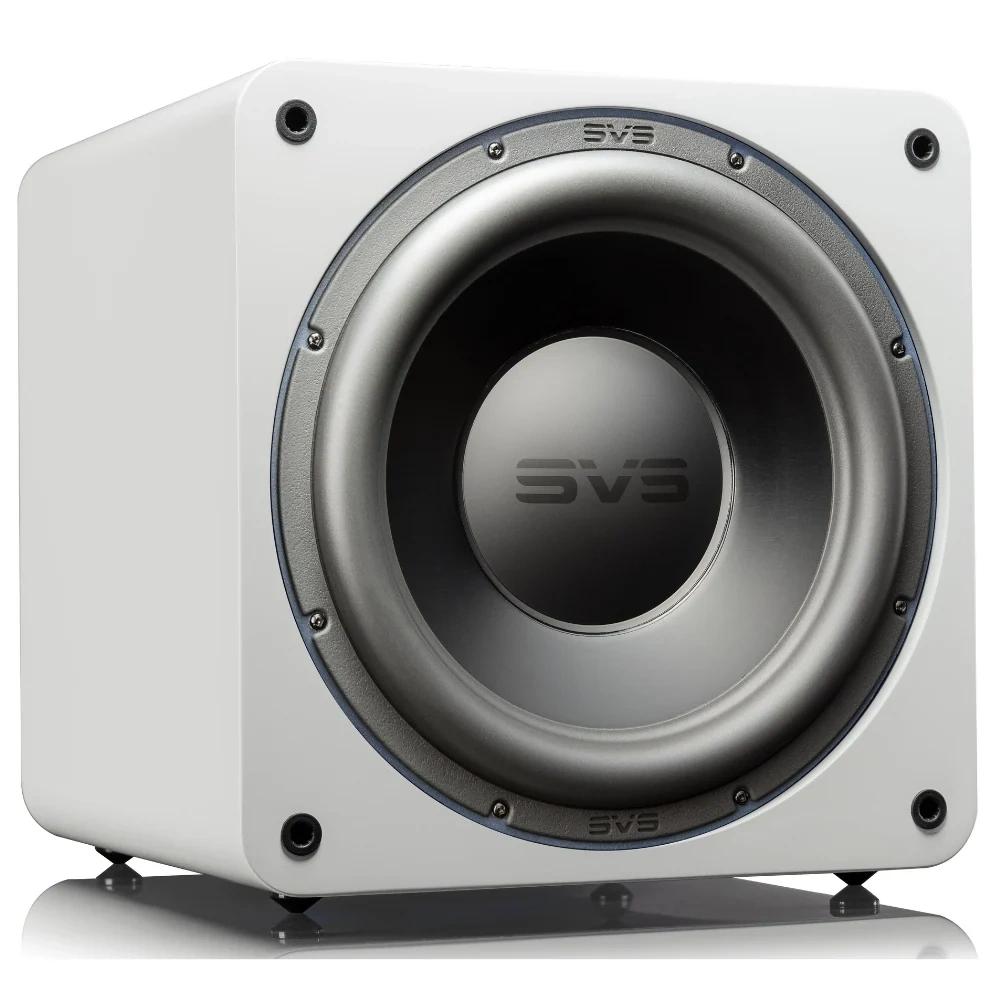 SVS SB-3000 Sealed Subwoofer (Glossy White) SVS Premier Hifi SVS SB-3000 subwoofer in Glossy White